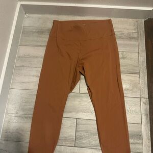 Everlane Brown High-Waisted Leggings